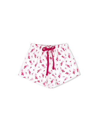 Morgan Fleece Short - Tiny Dancer Power Pink
