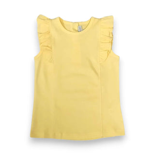 Little Threads Positano Yellow Pima Cotton Top
