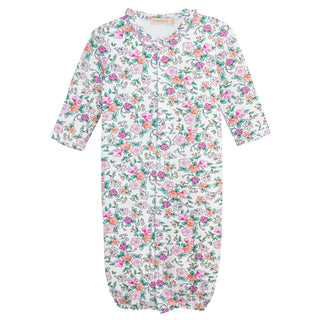 Baby Club Chic Blush Floral Converter Gown w/ Ruffle