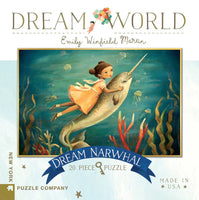Dream World 20Pc Mini Puzzle - Dream Narwhal