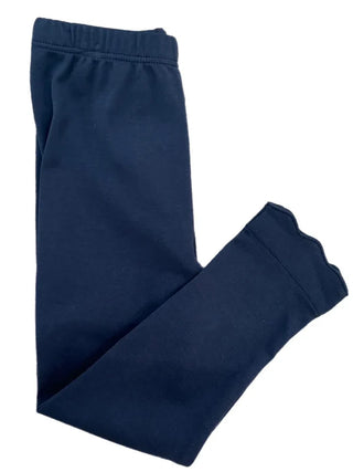 Sage & Lilly Scallop Leggings - Navy