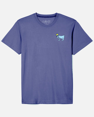 GOAT USA Navy Blue Athletic OG Graphic Tee