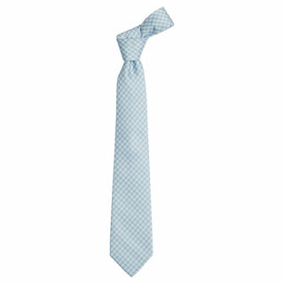 Little English Neck Tie - Light Blue Gingham