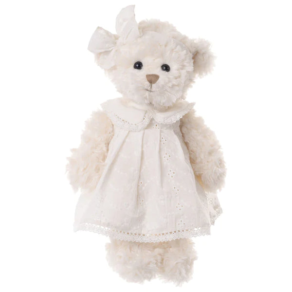 Bukowski Bears Teddy Bear in White Dress - Nikole