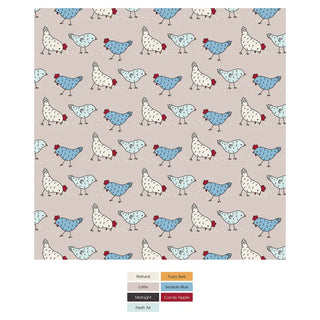 Kickee Boys Boxer Briefs - Latte Chickens