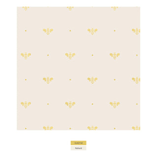 Kickee 2 Way Zipper Footie - Gold Bees