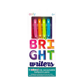 Ooly Bright Writers Ballpoint Pens - Set of 6