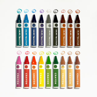 Ooly Color Together Triangular Crayons - Set of 18