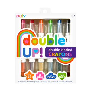 Ooly Double Up! 6Pc Double Ended Crayons