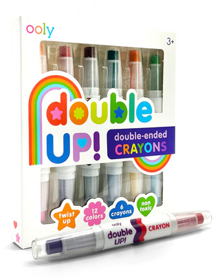 Ooly Double Up! 6Pc Double Ended Crayons