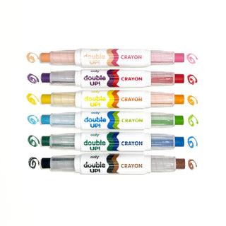 Ooly Double Up! 6Pc Double Ended Crayons