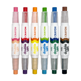 Ooly Double Up! 6Pc Double Ended Crayons