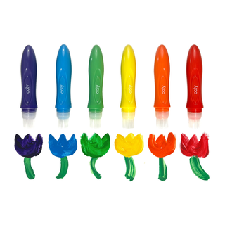 Ooly Easy Squeezy Squeezable Poster Paint Brushes - Set of 6 - view 3