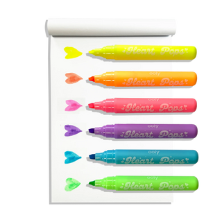 Ooly Heart Pops Neon Highlighters (Set of 6)