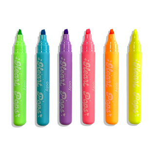 Ooly Heart Pops Neon Highlighters (Set of 6)