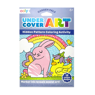 Undercover Art: Hidden Pattern Coloring Activity - Garden Pals