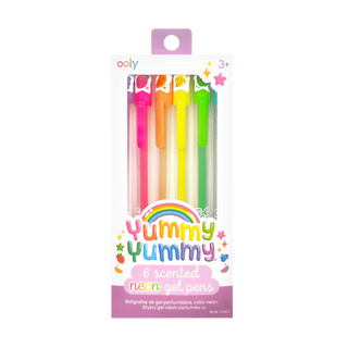 Ooly Yummy Yummy Scented Neon Gel Pens - Set of 6