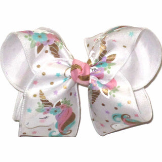 Overlay hair bows for girls
