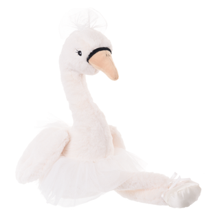 Bukowski Bears Odette white plush ballerina swan with tulle tutu