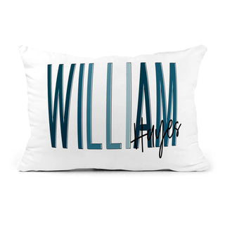 Custom Personalized Name Pillow - Shadow Block