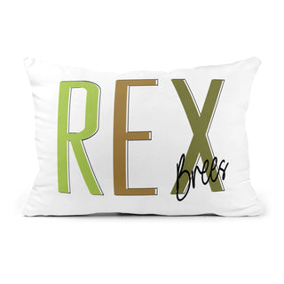Custom Personalized Name Pillow - Shadow Block
