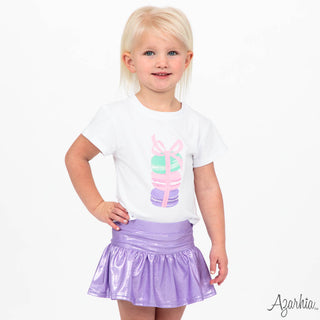 Azarhia Boxy Tee Macaroon Screen Print
