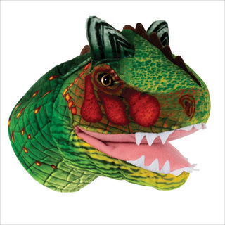 Real Planet Carnotaurus Hand Puppet Green 12"