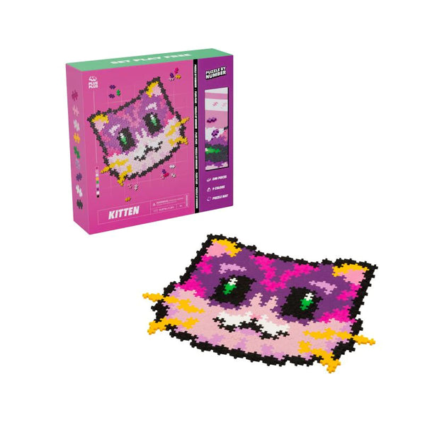 Plus Plus Puzzle by Number - 500pc Kitten