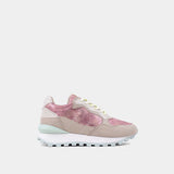 Kids Phoebe Mini Sneakers - Pink Snake
