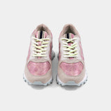 Kids Phoebe Mini Sneakers - Pink Snake