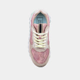 Kids Phoebe Mini Sneakers - Pink Snake