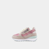 Kids Phoebe Mini Sneakers - Pink Snake