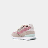 Kids Phoebe Mini Sneakers - Pink Snake