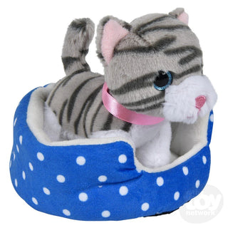 8" Cat in Bed Plush