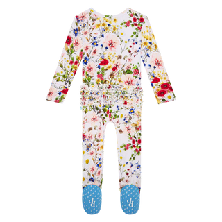 Posh Peanut Convertible One Piece Barbara Footie/Romper