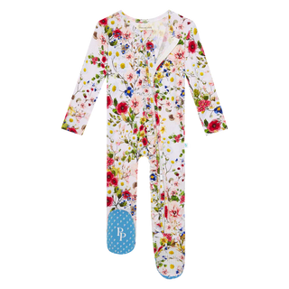 Posh Peanut Convertible One Piece Barbara Footie/Romper