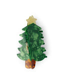 Christmas Tree Claw Clip