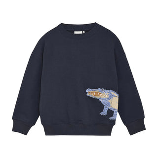 Minymo Alligator Zip Sweatshirt