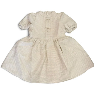 Lulu Bebe Catherine Ivory Tweed Dress