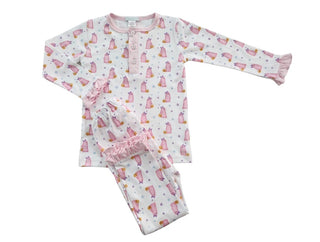 La Luna Ghost Pink Pajama Pant Set