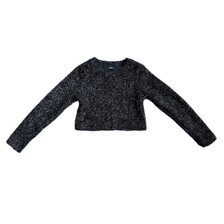 Little Olin Black Shimmer Sweater