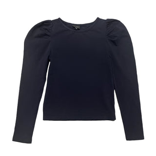 Little Olin Black Puff Sleeve Top
