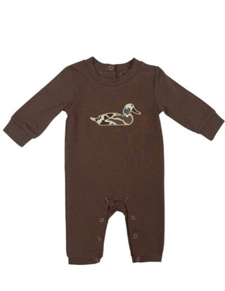 Camo Duck Applique Romper
