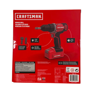 Craftsman Power Tools Battery Operated Power Drill