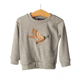 Emma Jean Grey Mallard Duck Sweater