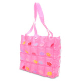 iScream Pink Bubble Tote Flower Beach Bag
