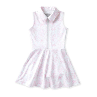Swoon Kids Pink Toile Tennis Dress