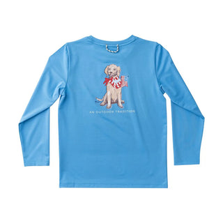 Prodoh Kids Pro Performance Long Sleeve T-shirt Marina Blue