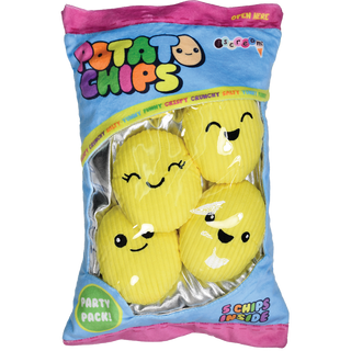 iScream Potato Chips Interactive Fleece Plush Pillow