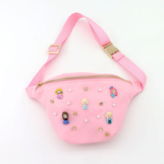 Poppyland Adjustable Fanny Pack/ Belt Bag - Pink Princess Poppy Pack